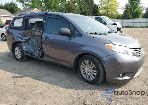 2012 Toyota Sienna Xle из США, поврежденный, VIN 5TDYK3DC8CS202329